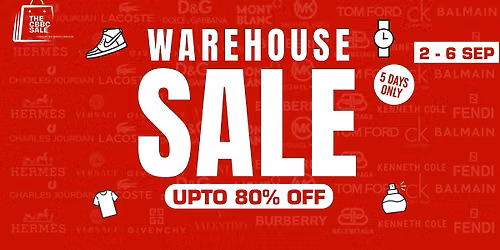 CBBC Warehouse Sale