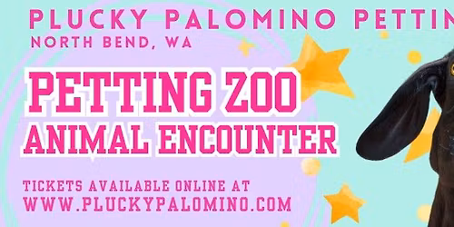 Petting Zoo Animal Encounter @ Plucky Palomino Petting Zoo
