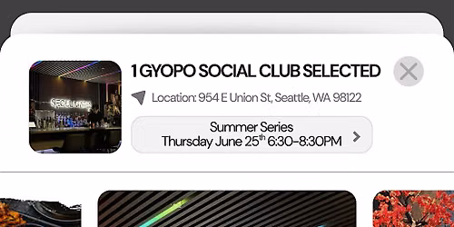 Gyopo Social Club Summer Kickoff