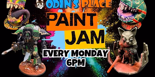 Paint Jam at Odin's Place
