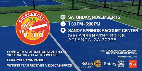 Pickleball for Polio