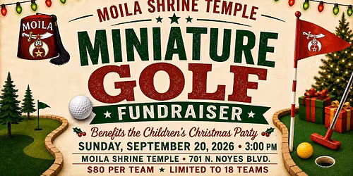 Miniature Golf Fundraiser