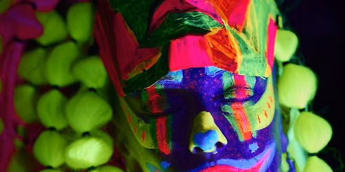 Neon Freshers Party. Glow Up! Dance! Get Painted!