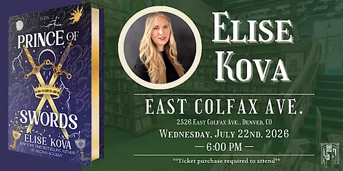 Elise Kova Live at Tattered Cover Colfax