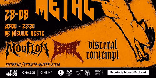 BUTFF x Prikkeldraad: Mouflon, Visceral Contempt, GRIT