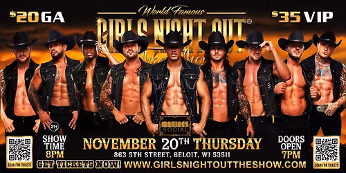 Nov 20th: Beloit, WI - GNO The Show at Maxine's Social