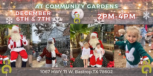 Santa at Community Gardens