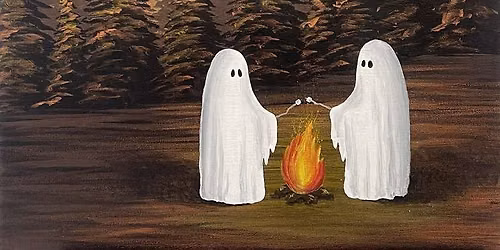 Paint and Sip: Haunted Campfire