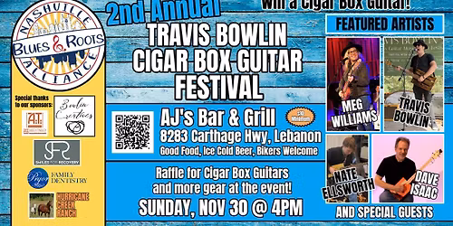 NBRA 2nd Annual Cigar Box Festival at AJ's Bar & Grill