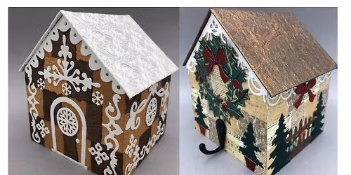 Gingerbread House Home-Decor OR Holiday House Stocking Holder