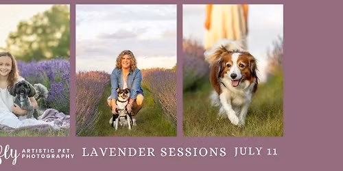 Lavender Pet Family Portrait Sessions