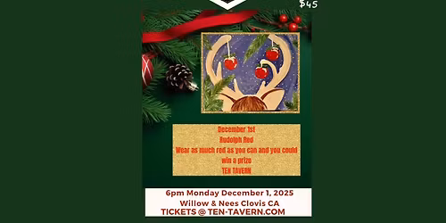 Holly Jolly Paint Night at Ten Tavern!