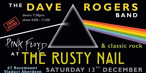 Dave Rogers Band show at the Rusty Nail