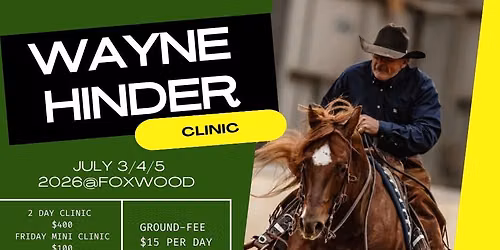 JULY 3\/4\/5 2026 CLINIC 