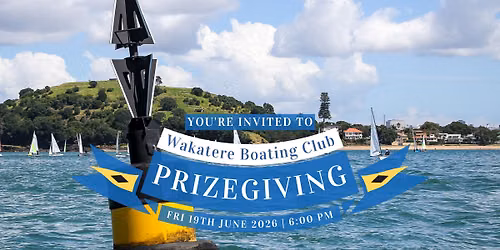 2026 Wakatere Boating Club Prizegiving