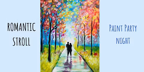 Romantic Stroll - Paint, Sip & Relax Night at The Three Pickerels in Mepal (Ely)