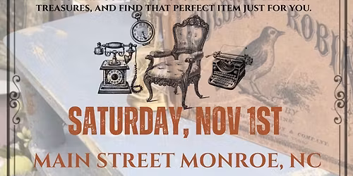 1st Annual Downtown Monroe Antique & Vintage Market