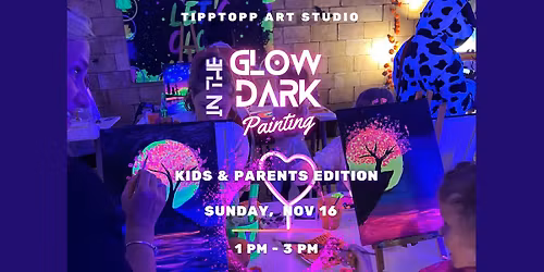 Parent & Child Glow-in-the-Dark Canvas Painting