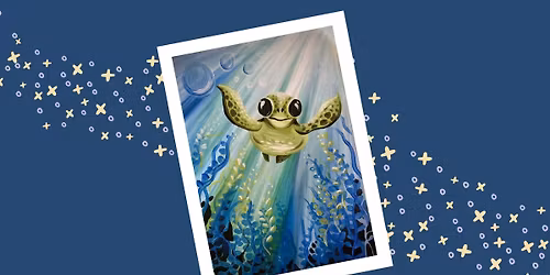 Grown Up Paint Along - Baby Turtle