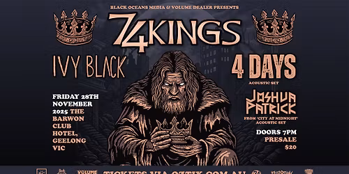 74KINGS "Rebirth" album launch w\/ special guests