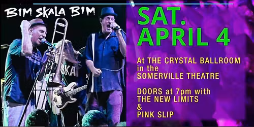 Bim Skala Bim vinyl release party for Best Of Bim v2 w\/ New Limits and Pink Slip