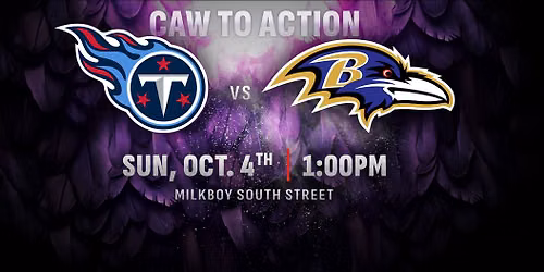 Titans at Ravens - Philly Ravens Flock