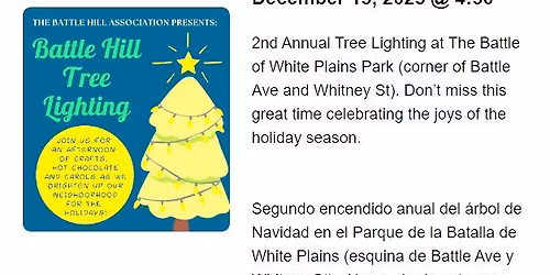 BHA Tree Lighting 2025