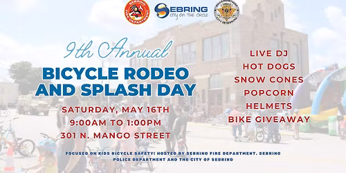 9th Annual Kids Bicycle Rodeo and Splash Day