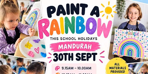 PAINT A TEXTURED RAINBOW