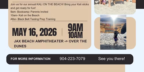 Kali on the Beach 2026! 
