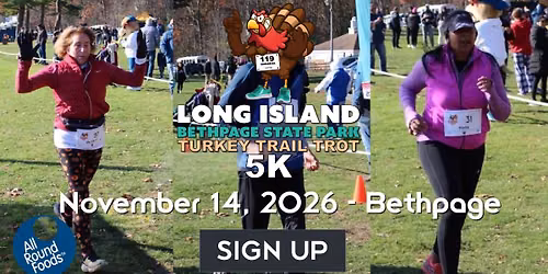 NSRF Long Island Turkey Trail Trot 5K