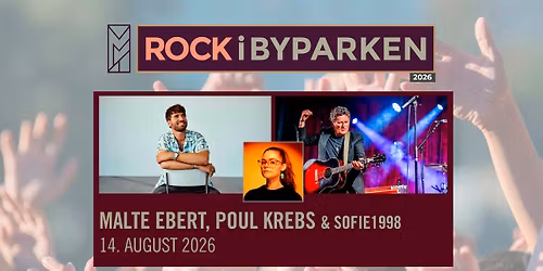 Rock i Byparken 2026 \u2013 14. august 