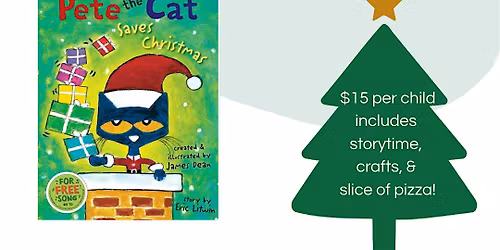 Pete the Cat Holiday Pizza Party