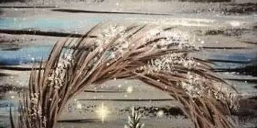 Paint Nite Fundraising Event- "Frosted Festive Wreath"