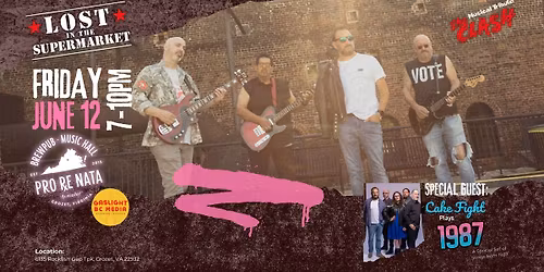 Clash Tribute @ Pro Re Nata w\/ Guest: Cake Fight