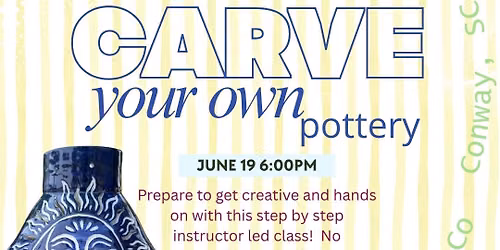 Pottery Class- Carving