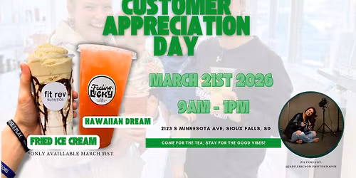 Customer Appreciation Day \ud83c\udf89\ud83e\udd73