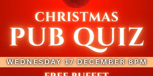 PUB QUIZ - this Wednesday