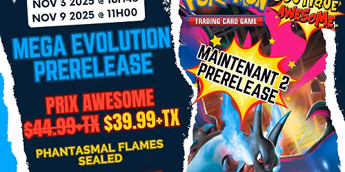 Pokemon ME02 Phantasmal Flames Prerelease