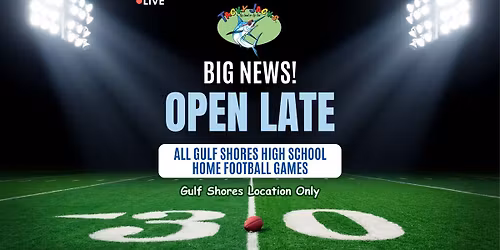 Open Late for All GSHS Home Football Games