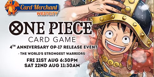 CM Westcity - One Piece 4th Anniversary OP-17 Release Events