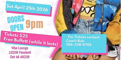 90s Party Charity Fundraiser, Party for a Purpose