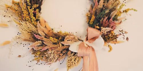 DIY Dried Floral Wreath at Finley Farms