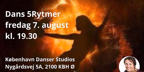 Dans 5Rytmer: s\u00e6sonafslutning 12. juni og efter sommerpausen starter vi op 7. august