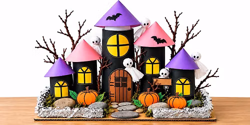 Haunted House Art Workshop | Family and Friends Halloween Craft