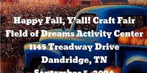 Happy Fall, Y'all! Craft Fair