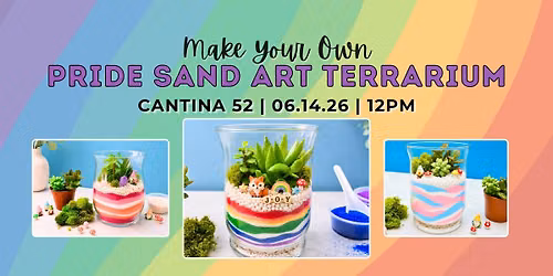 Make Your Own Pride Sand Art Terrarium | Crystal Lake