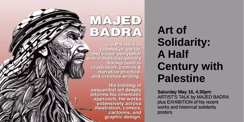 Art of Solidarity: A half century with Palestine \u2013 Artist's talk & exhibition