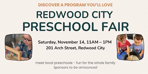 FREE Preschool Fair in Redwood City