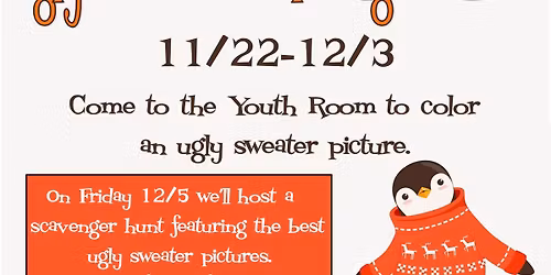 Ugly Sweater Coloring Contest!